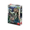 Puzzle 100 piese, neon, Jurasic World &ndash; DINO TOYS