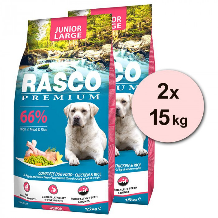 RASCO PREMIUM Junior Large 2 x 15 kg