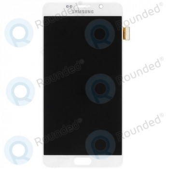 Samsung Galaxy Note 5 (SM-N920) Modul display LCD + Digitizer alb foto