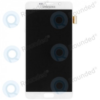 Samsung Galaxy Note 5 (SM-N920) Modul display LCD + Digitizer alb foto