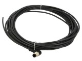 Cablu senzori/automatizări M12 tată &icirc;n unghi, 4 pini, 10 m