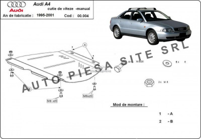 Scut metalic cutie viteze manuala Audi A4 B5 (6 cilindrii) fabricat in perioada 1995 - 2001 APS-00,004 foto