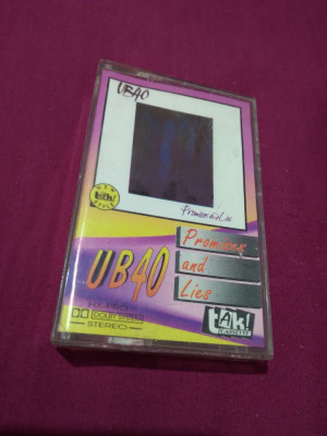 CASETA AUDIO UB 40 PROMISES AND LIES RARA!! ORIGINALA foto