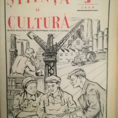 Revista STIINTA si CULTURA, nr. 3 / 1950, stalinism, anii 50, propaganda
