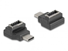 Adaptor USB 3.2 type C la Type E Key A T-M unghi, Delock 67235