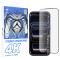 Folie de protectie Ecran Lito D+ Max 4K pentru Apple iPhone 17 Pro, Sticla Securizata, Full Glue, Neagra