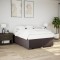 vidaXL Cadru de pat fără saltea, maro &icirc;nchis, 140x200 cm, textil 3284481