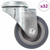 Cumpara ieftin Roti pivotante cu gaura pentru surub, 32 buc., 50 mm