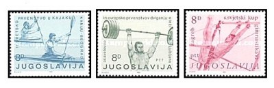 Iugoslavia 1982 - Sport, serie neuzata foto
