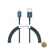 Cablu Date si Incarcare USB-A - Lightning Baseus Superior Series 20W 1m Albastru CALYS-A03