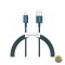 Cablu Date si Incarcare USB-A - Lightning Baseus Superior Series 20W 1m Albastru CALYS-A03