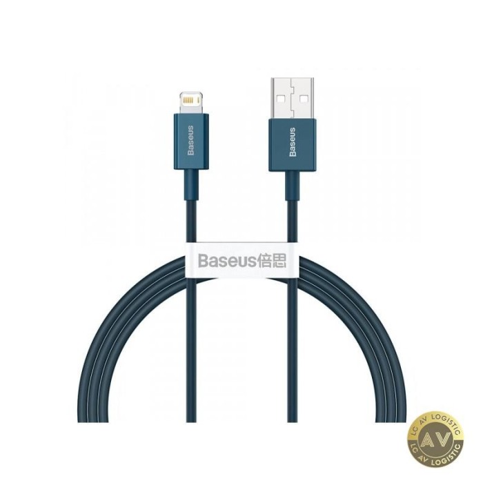 Cablu Date si Incarcare USB-A - Lightning Baseus Superior Series 20W 1m Albastru CALYS-A03