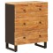 Bufet 2 buc. 60 x 33 x 75 cm Lemn de mango solid Maro - 3