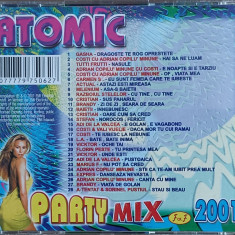 CD cu muzică românească , ethno manele Mix Party 2001, Atomic