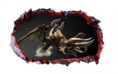 Sticker decorativ cu Dinozauri, 85 cm, 4334ST-1 foto