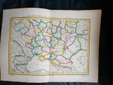 Harta a principatelor romanesti, Rusiei si Marii Negre, tiparita in 1813