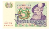 Suedia 5 Kronor 1965 P-51 Seria 179537