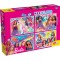 Puzzle de colorat maxi - Barbie (4 x 48 de piese)
