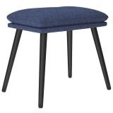 Cumpara ieftin Taburet, albastru, 45x29,5x35 cm, material textil