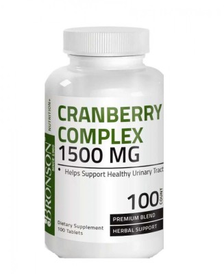 Cranberry Complex 1500 miligrame 100 capsule Bronson Laboratories foto