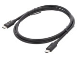 Cablu USB C Bidirecțional 1m, Aurit, 40Gbps, DELOCK