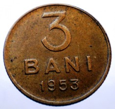 1.995 ROMANIA RPR 3 BANI 1953 foto