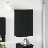 vidaXL Dulap de Baie Pe perete Negru 39 x 23.5 x 65 cm Lemn compozit
