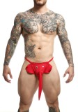 Chilot Barbatesc MOB Eroticwear Elephant Thong Rosu Marimea S-L