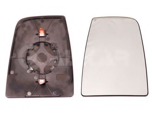 Sticla oglinda, oglinda retrovizoare exterioara FORD TRANSIT platou / sasiu (2006 - 2014) ALKAR 6432666