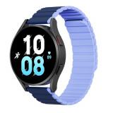 Bratara smartwatch samsung galaxy watch 4/5/active 2, huawei watch gt 3 (42mm)/gt 3 pro (43mm), albastru