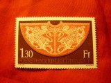 Serie Liechtenstein 1975 - Arta in Palatul Hoffburg Viena - Pisici Salbatice ,1v