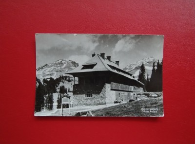 CARTE POSTALA - RPR - MUNTII BUCEGI - CABANA PESTERA foto