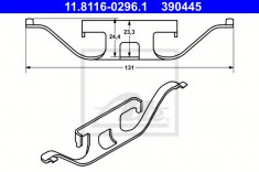 Arc, etrier frana BMW Seria 3 Cupe (E46) (1999 - 2006) ATE 11.8116-0296.1 foto