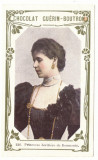 5540 - Regina MARIA, Reclama Ciocolata Guerin-Boutron (10/6 cm) - carton reclama