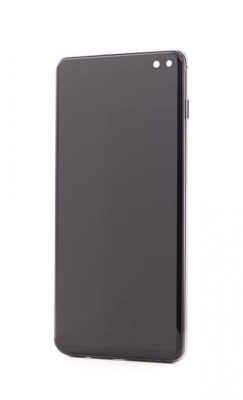 LCD Samsung Galaxy S10+, G975, Negru + Rama, Incell foto