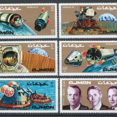 Ajman 1971 Mi 755/60 MNH - Apollo 14