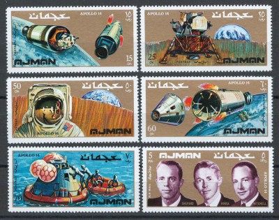 Ajman 1971 Mi 755/60 MNH - Apollo 14 foto