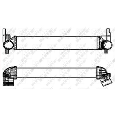 Radiator intercooler Nrf 30253 foto