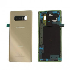 Capac Baterie Samsung Galaxy Note 8 Duos N950 Auriu Original Complet cu Ornamente foto