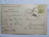 CARTE POSTALA ANTEBELICA STEAUA ROMANA.SCHELA BUCEA.CAMPINA.ERUPTIA SONDEI NR.62, Circulata, Printata