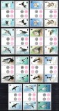 Georgia de Sud 1987, Mi #150-164**, fauna, pasari, pinguin, MNH! Cota 180 &euro;!, Nestampilat