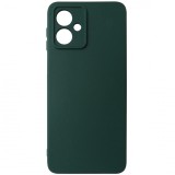 Husa silicon TPU Matte verde inchis pentru Motorola Moto G54
