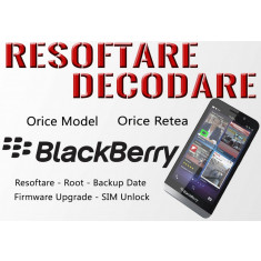 Decodare Reparatii Software Smartphone Blackberry