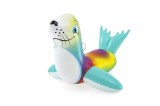 Saltea gonflabila copii, Bestway 41479, Foca curcubeu pentru piscina, 157 x 114 cm, Intex