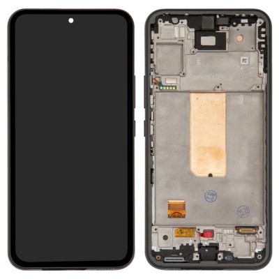 Display Samsung Galaxy A54 A546 Compatibil OLED cu Rama Negru foto