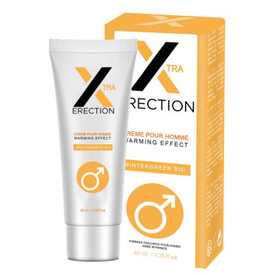 Crema Erectie Penis, Ruf, Xtra Erection, vasodilatatoare, cu efect de incalzire, 40ml foto