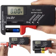 Tester consum baterii, afisaj LCD, universal, plastic, 11,6x2,5 cm