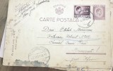 CPA01 Interbelic circulatie Bucuresti - Hunedoara