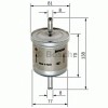 Filtru combustibil FORD FIESTA IV (JA, JB) (1995 - 2002) BOSCH 0 450 905 324