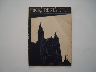 Program Opera de Stat din Cluj, Vaduva vesela, 1963 foto